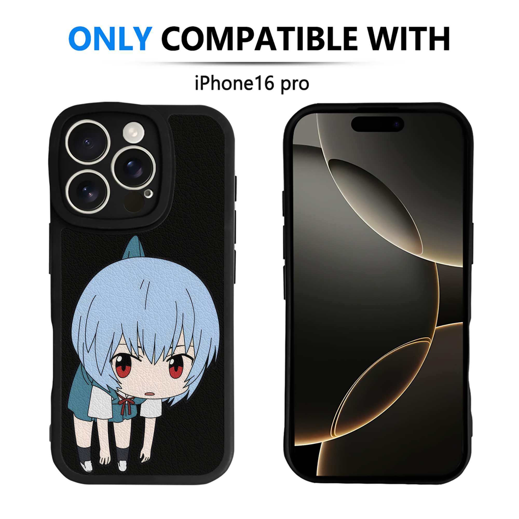 （画像用） EVA 新世紀エヴァンゲリオン 【iPhone 16シリーズ対応】シリコンスマホケース（レザー調） 材質：シリコン